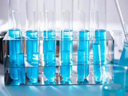 test tubes filled with liquid